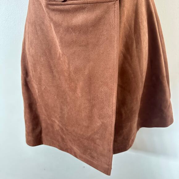 JACK by BB DAKOTA faux suede jumper overall skirt Womans‎ XS retro - Picture 3 of 8